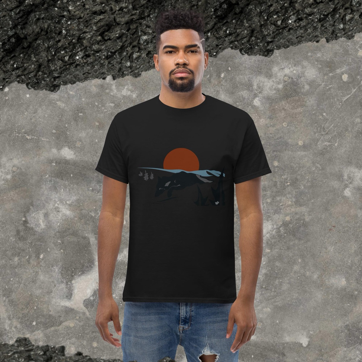 Wolf Spirit black tee